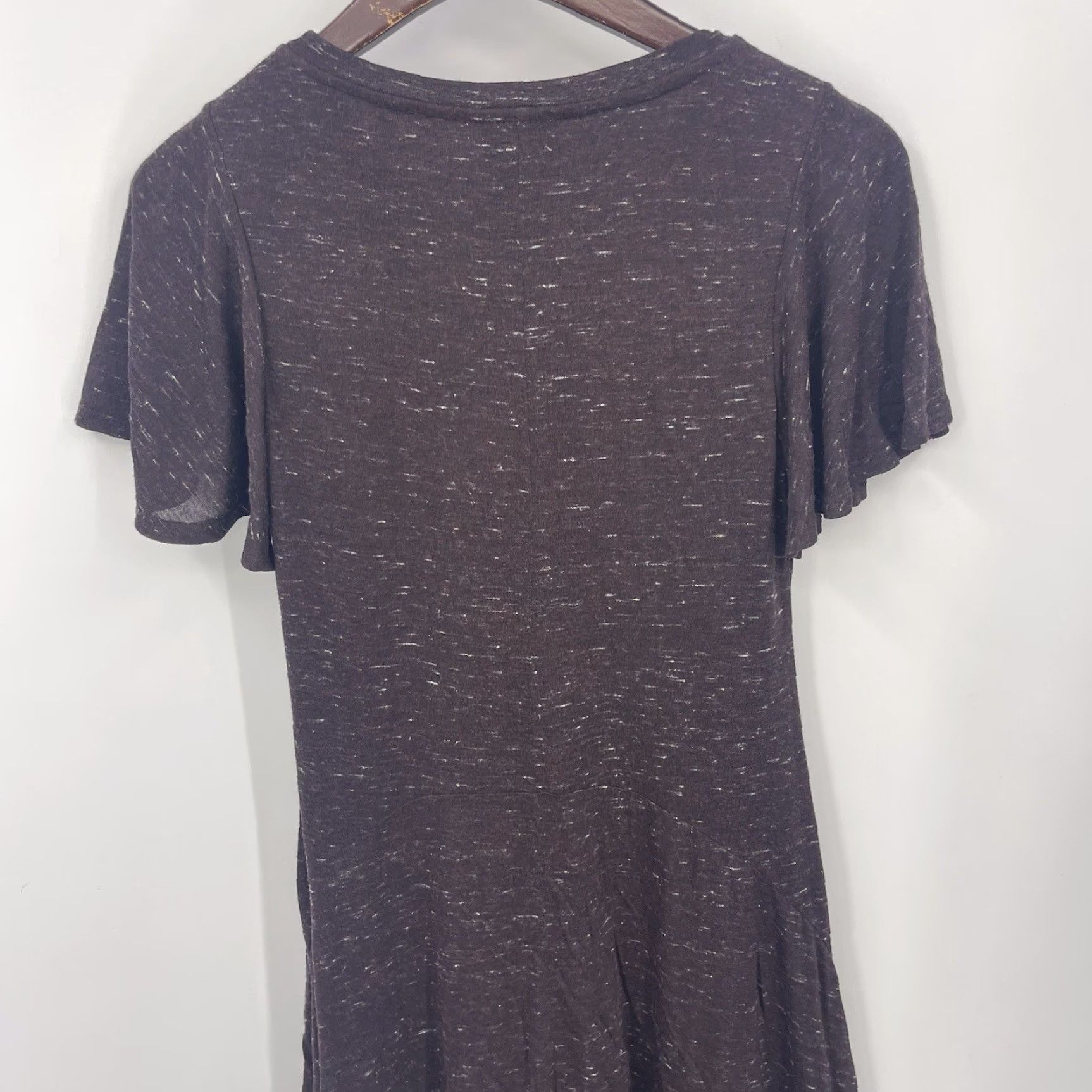 Anthropologie Anthropologie Dolan Dress Womens XS Brown Minimalist T-Shirt Dress Casual Bohemian Size XS / US 0-2 / IT 36-38 - 3 Thumbnail