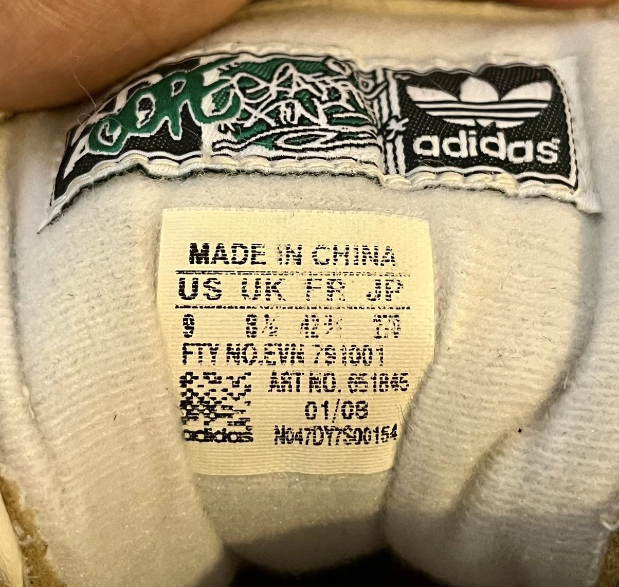 Adidas Rare!!! 2008 ADIDAS x COPE2 x FOOTLOCKER Size US 9 / EU 42 - 14 Thumbnail