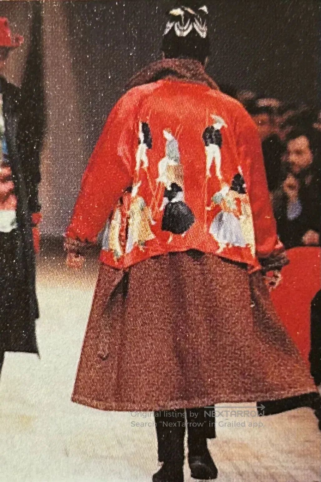 Yohji Yamamoto Yohji Yamamoto Red Silk Button. Size US M / EU 48-50 / 2 - 3 Thumbnail