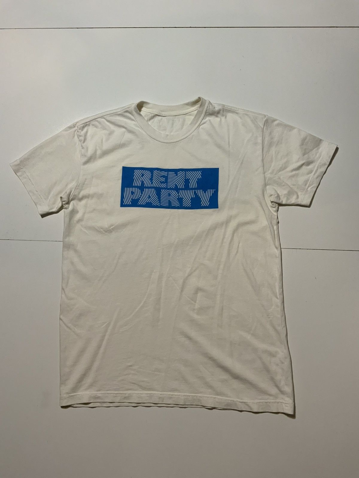 BIANCA CHANDON Bianca Chandon Rent Party Graphic Box Logo White S/S T-Shirt Size US L / EU 52-54 / 3 - 2 Thumbnail