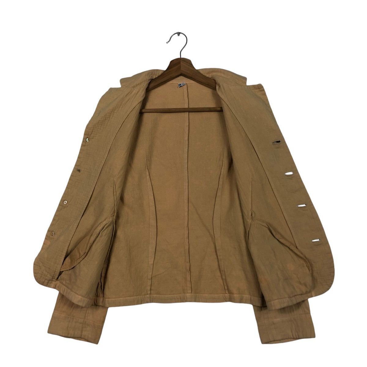 45rpm 🔥CROPPED CHORE BIKER BUTTON JACKET TRIANGLE CO. JAPAN Size US M / EU 48-50 / 2 - 15 Thumbnail