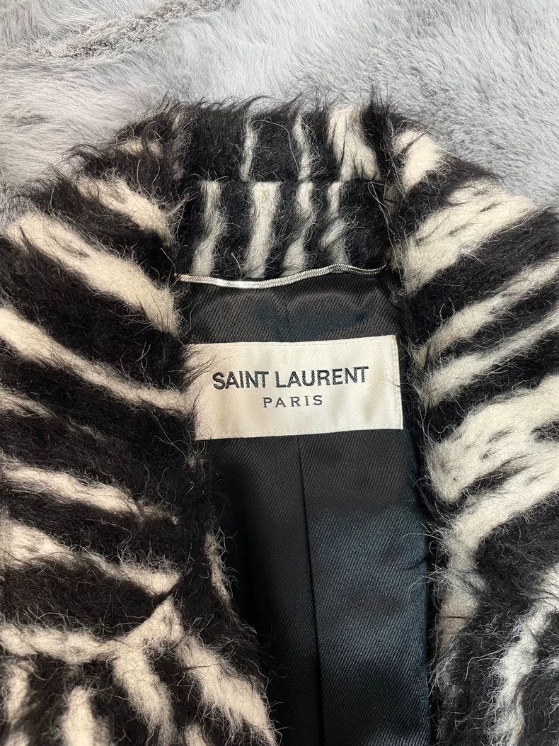 Saint Laurent Paris Saint Laurent Paris Fur wool coat-2506 Size US L / EU 52-54 / 3 - 2 Thumbnail