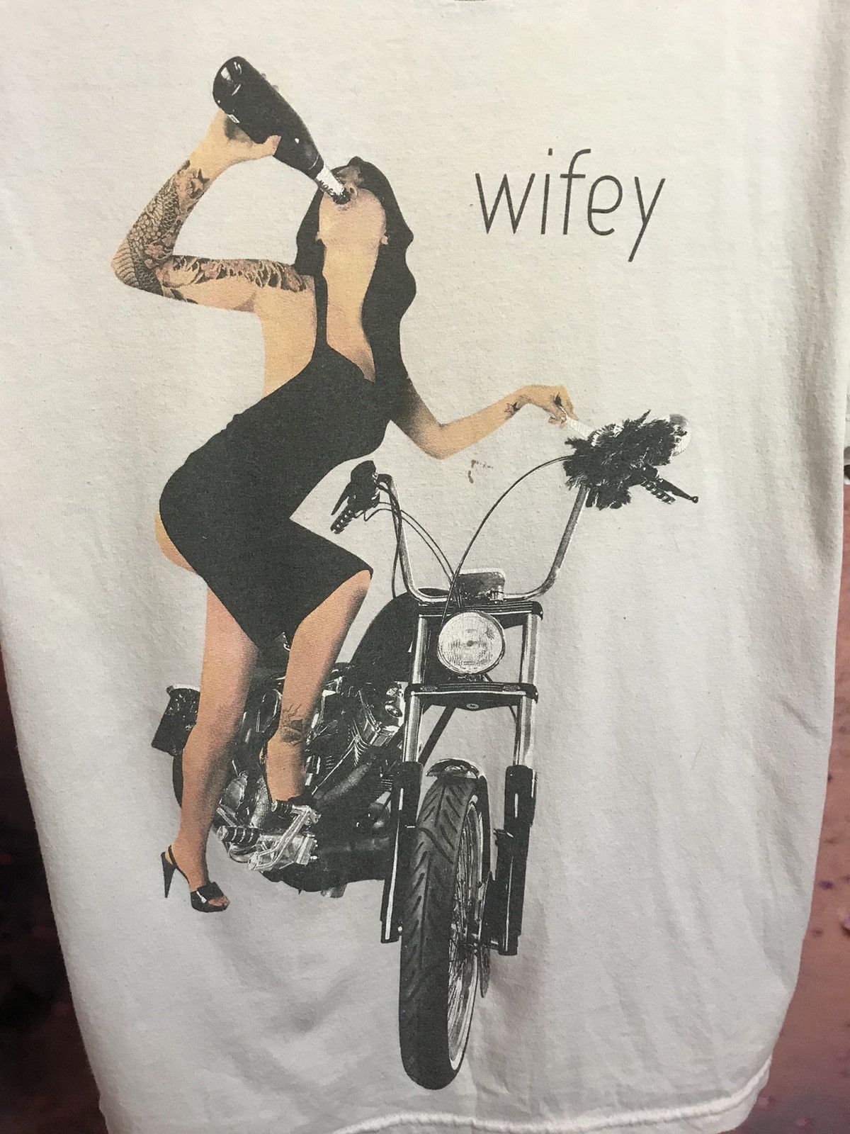 Two In The Shirt Tits Two in The shirts Wifey streetwear tee sexy girl Size US L / EU 52-54 / 3 - 3 Thumbnail