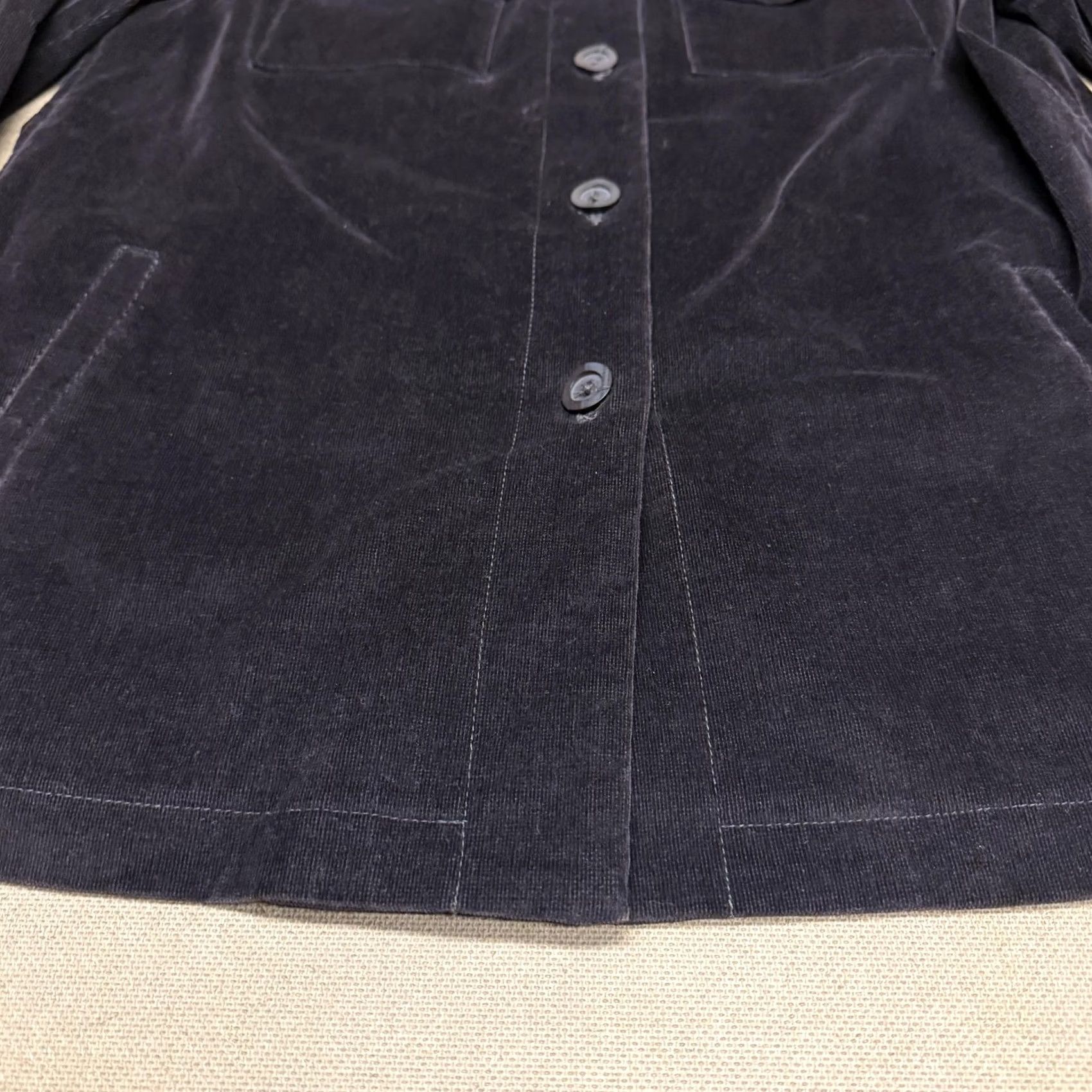 Vintage Harve Benard Jacket Womens 10 Brown Corduroy Elbow Patches Button Front Pockets Size L / US 10 / IT 46 - 4 Thumbnail