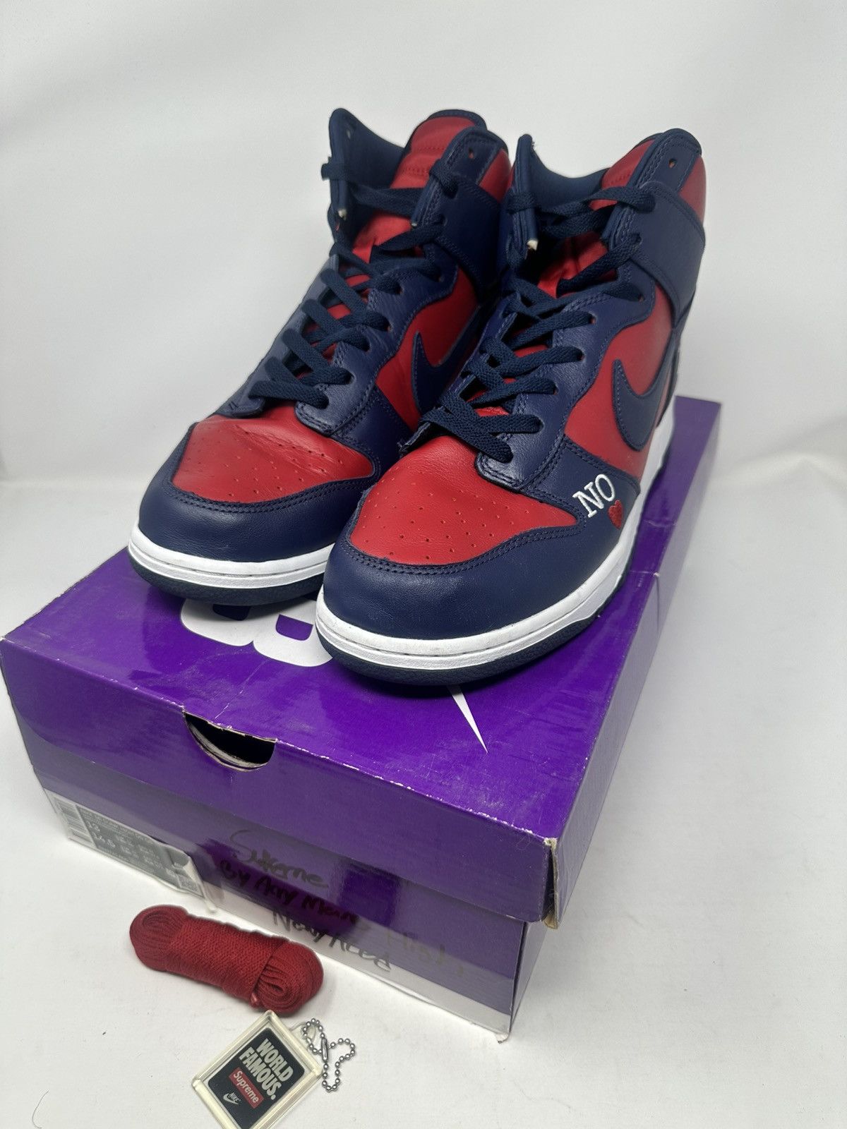 Supreme Nike SB Dunk High By Any Means
