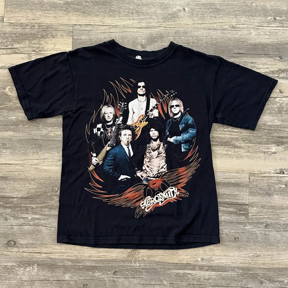 Anvil Vintage 2007 Aerosmith World Tour Band T-Shirt Size Medium Size US M / EU 48-50 / 2 - 1 Thumbnail
