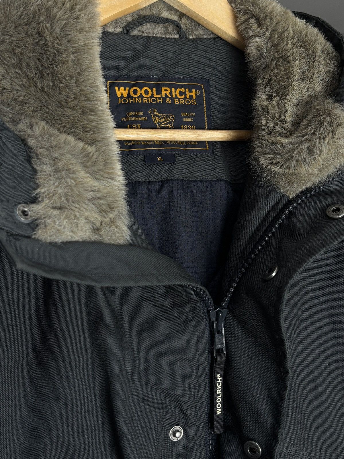 Woolrich Woolen Mills Woolrich John Rich & Bros Parka Coat Jacket Size US XL / EU 56 / 4 - 3 Thumbnail