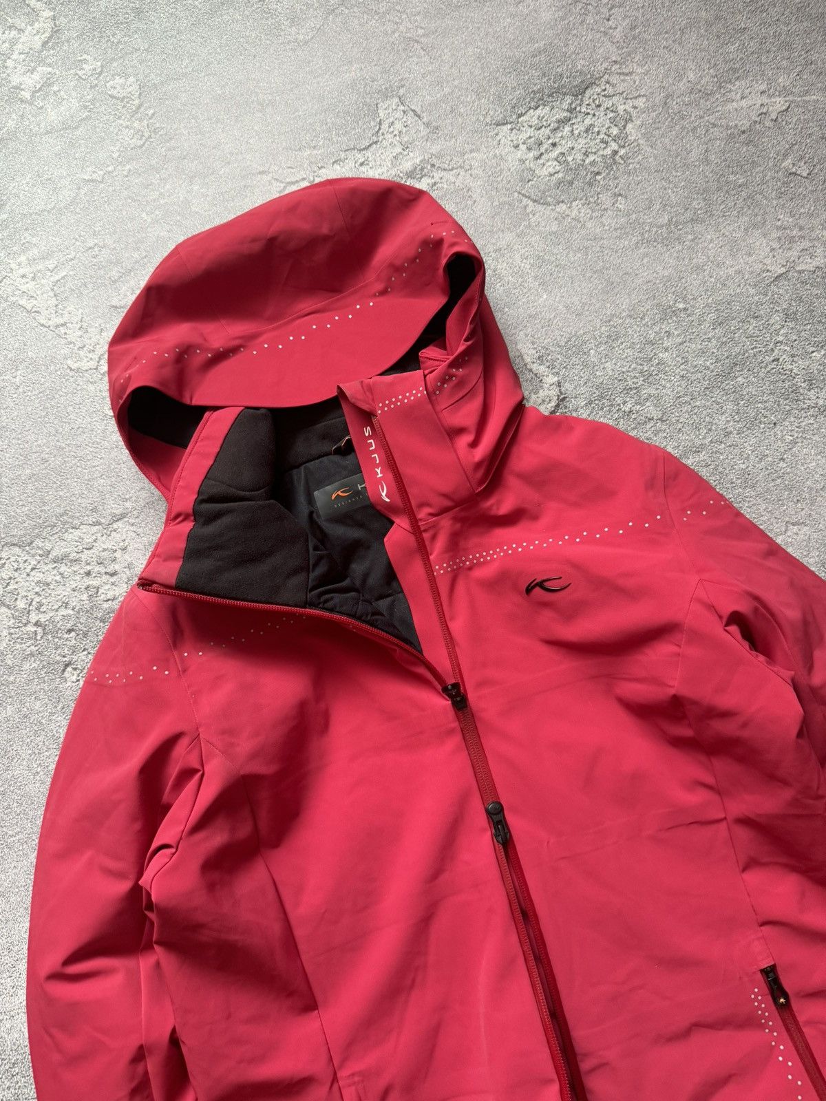 KJUS Kjus L Ladies light speed jacket down hooded puffer outdoor Size L / US 10 / IT 46 - 3 Thumbnail