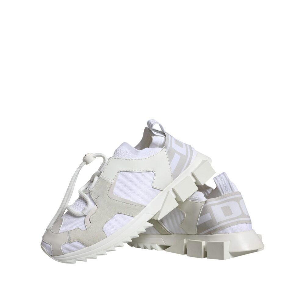 Dolce & Gabbana Dolce & Gabbana White Mesh Sorrento Trekking Sneakers Shoes Size US 7 / IT 37 - 7 Thumbnail