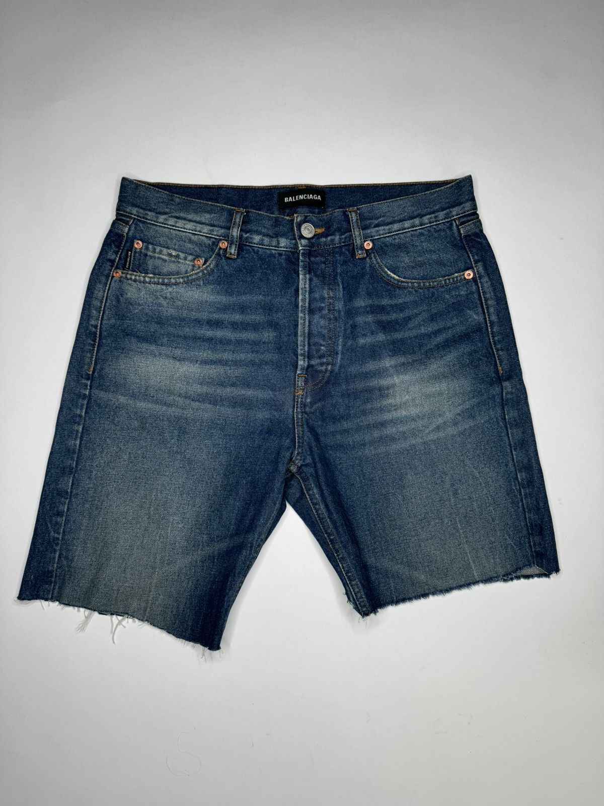 Balenciaga Balenciaga Denim Shorts 2019 Size US 31 - 1 Thumbnail