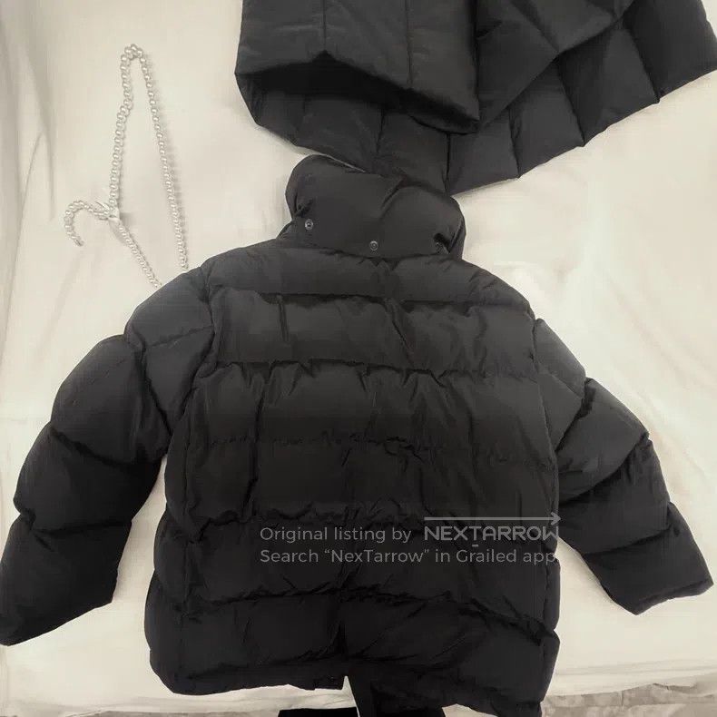 Balenciaga Balenciaga Puffer Jacket Coat Multi-Functional Cotton Jack Size XXS / US 00 / IT 34 - 4 Thumbnail