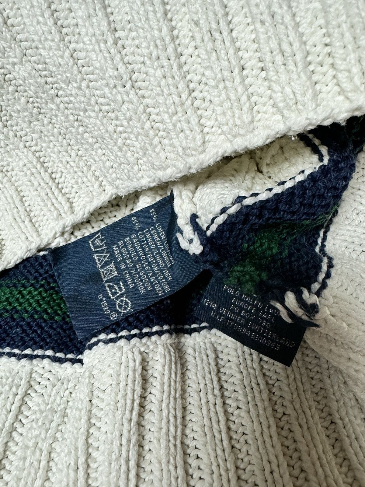 Polo Ralph Lauren Vintage Polo Ralph Lauren Cricket Cable Knit Sweater XXL Size US XXL / EU 58 / 5 - 6 Thumbnail