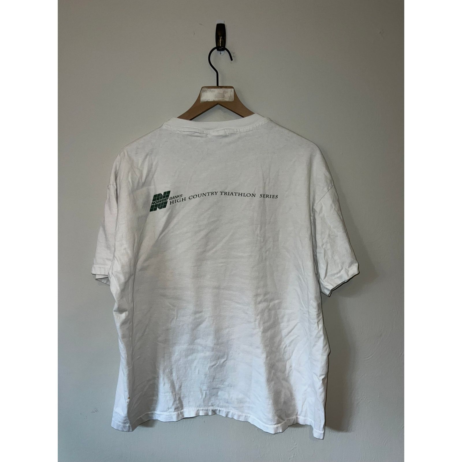 Hanes Vintage Aspen Shirt 4th High Country Triathlon Cycle XL 90s Size US XL / EU 56 / 4 - 8 Thumbnail
