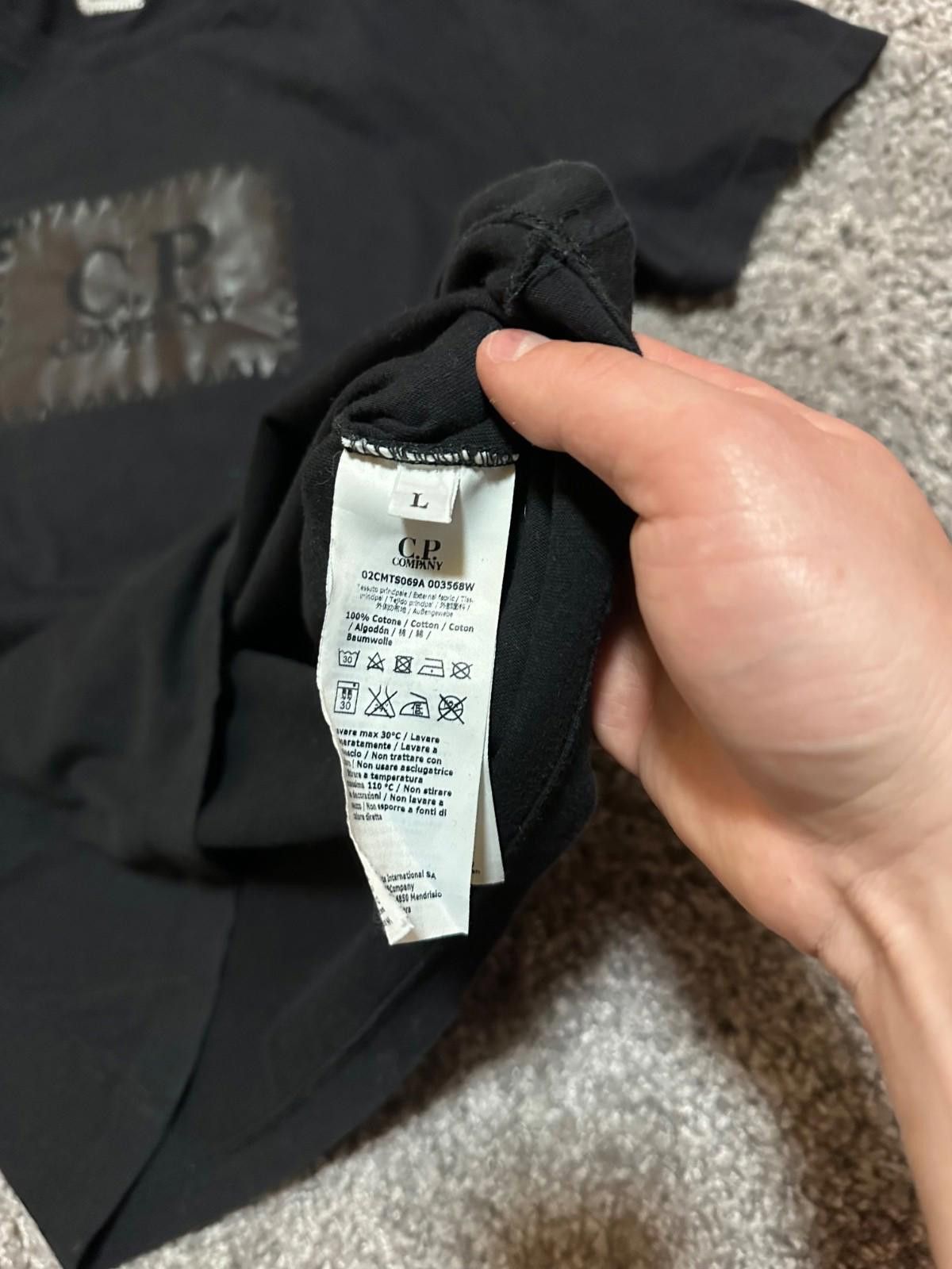 C.P. Company Vintage C.P. Company Logo Black T Shirt Size L Size US L / EU 52-54 / 3 - 5 Thumbnail