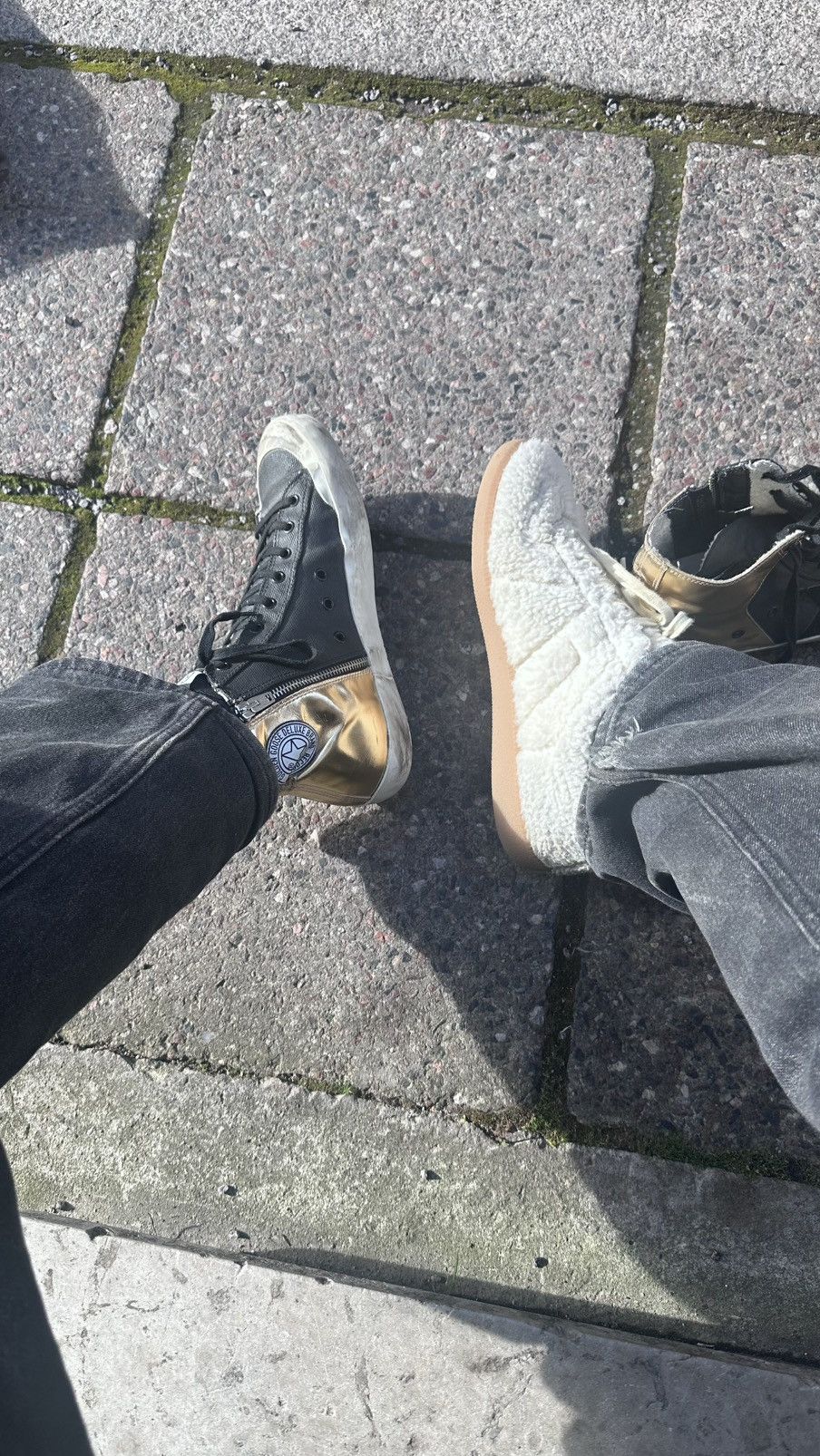 Golden Goose Golden Goose 266/3000 golden hi-top sneakers Size US 9 / EU 42 - 7 Thumbnail