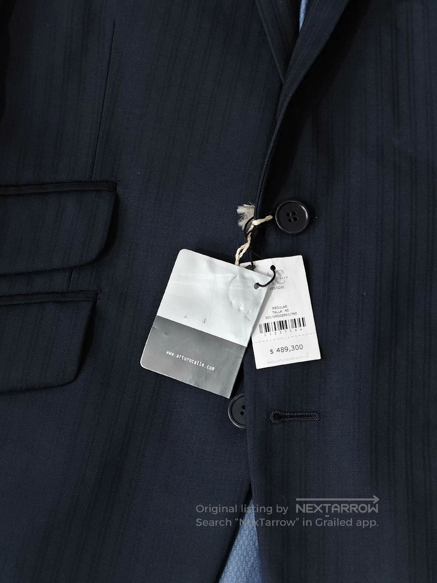 Japanese Brand Italian Wool Suit by Arturo Calle. Size US M / EU 48-50 / 2 - 3 Thumbnail