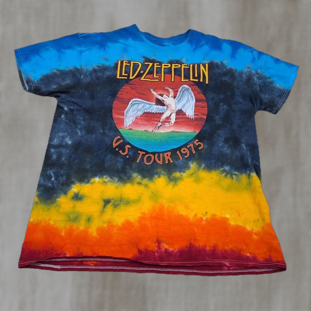Rainbow Pink Floyd T-Shirt Men Large Multicolor Graphic Print Retro 90s Concert Logo Size US L / EU 52-54 / 3 - 1 Thumbnail