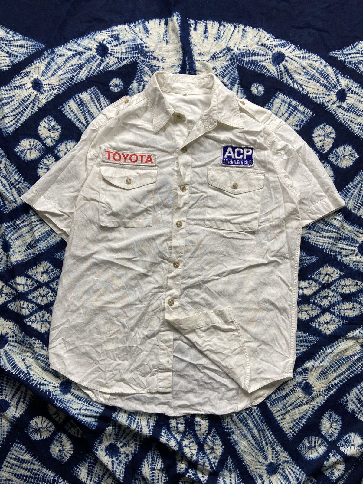 Vintage Vintage 80s Toyota Rally Desert Team Shirt Size US M / EU 48-50 / 2 - 1 Thumbnail
