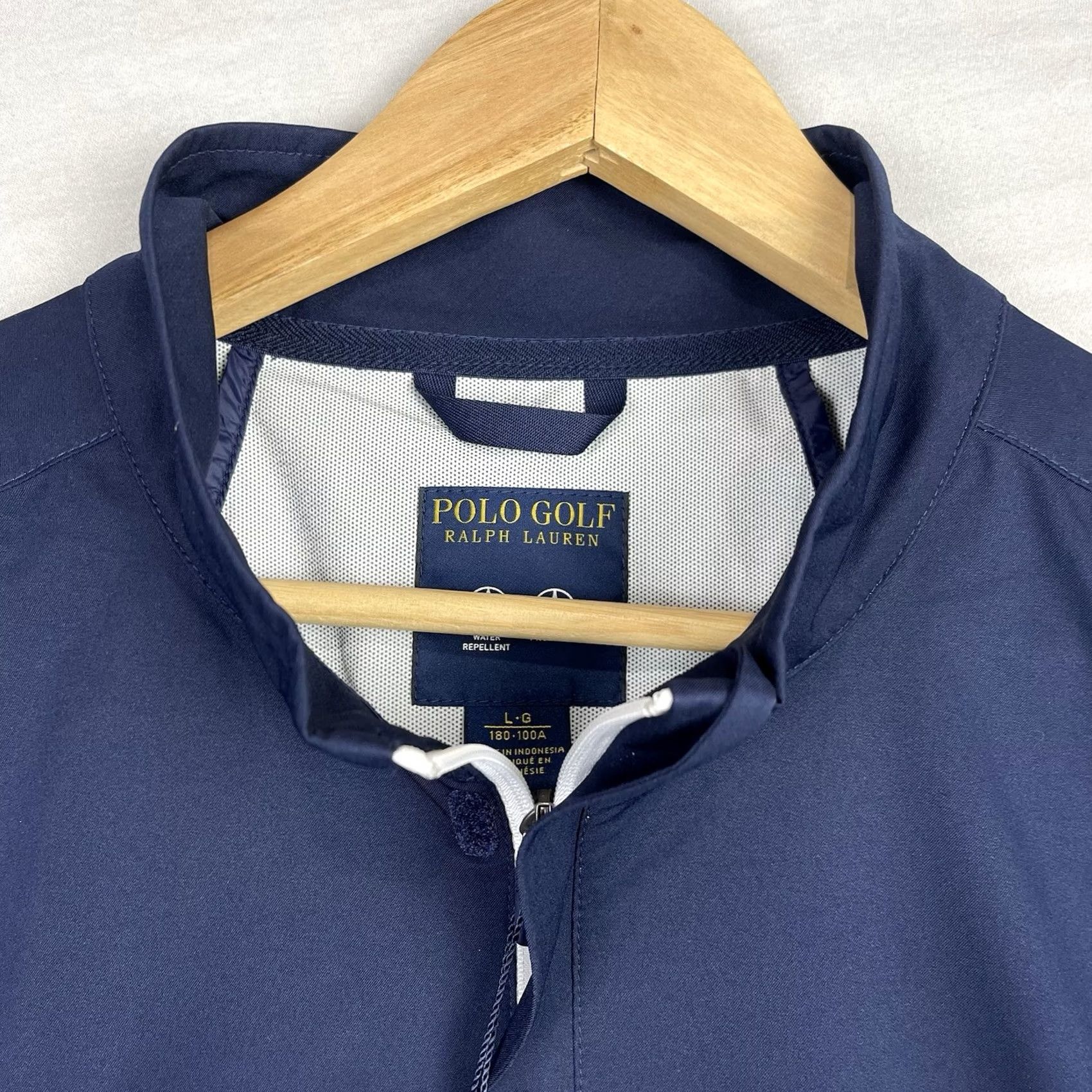 Polo Ralph Lauren Polo Ralph Lauren Jacket Mens Large Navy 2020 US Open Winged Foot Full Zip Golf Size US L / EU 52-54 / 3 - 7 Thumbnail