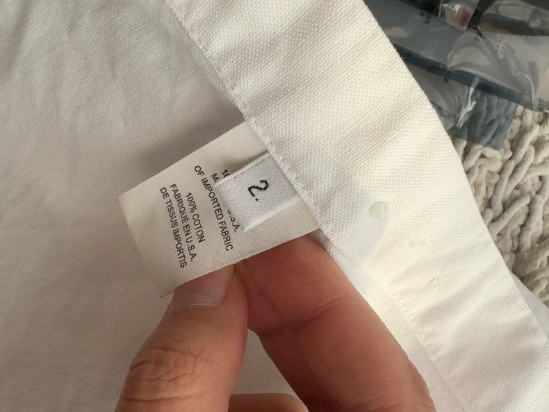 Thom Browne Thom browne White classic long-sleeved Oxford shirt 2503-Ne Size US M / EU 48-50 / 2 - 3 Thumbnail