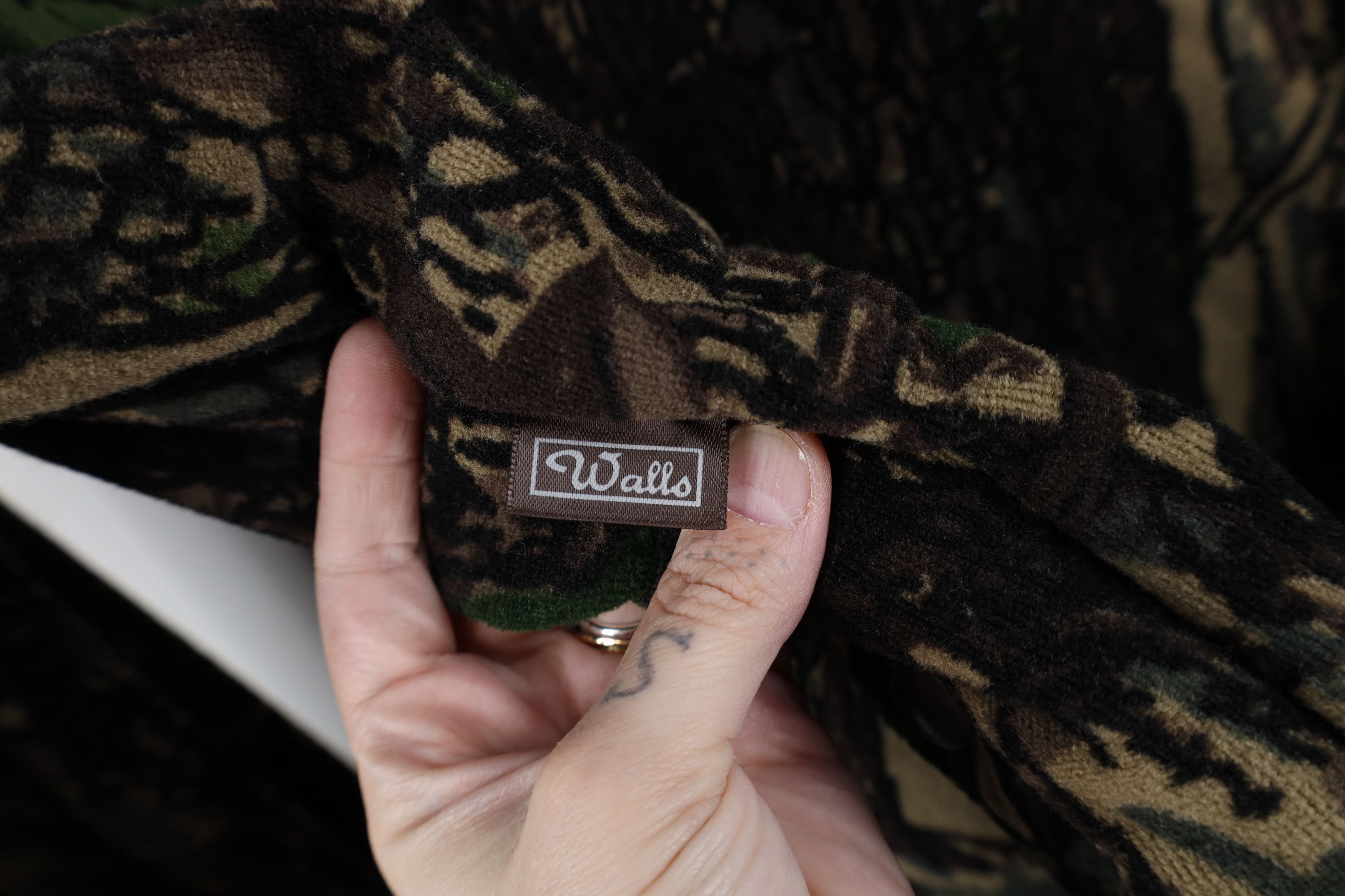 Walls Vintage 90s Walls Trebark Camouflage Hunting Jacket USA Size US L / EU 52-54 / 3 - 9 Thumbnail