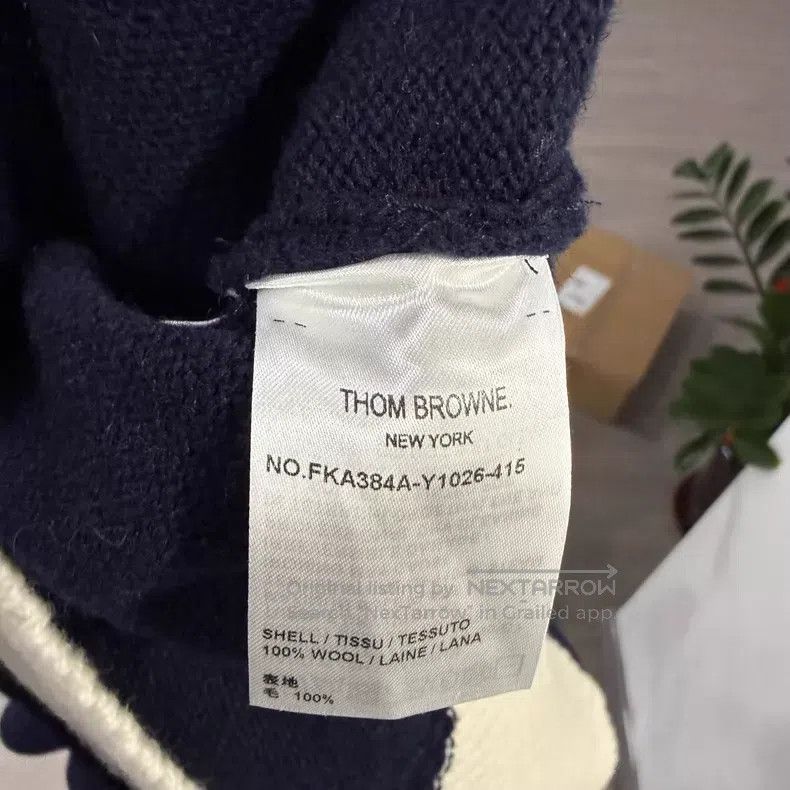 Thom Browne Thom Browne Four-Stripe Sweater Size US S / EU 44-46 / 1 - 5 Thumbnail