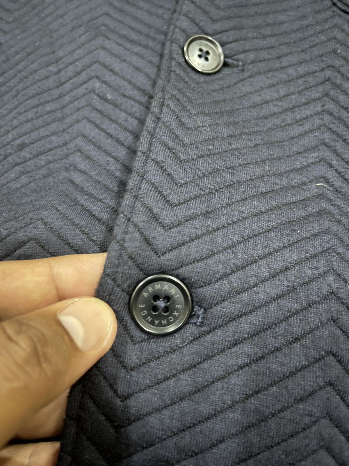 Armani Exchange Vintage ARMANI EXCHANGE cardigan Size US L / EU 52-54 / 3 - 9 Thumbnail