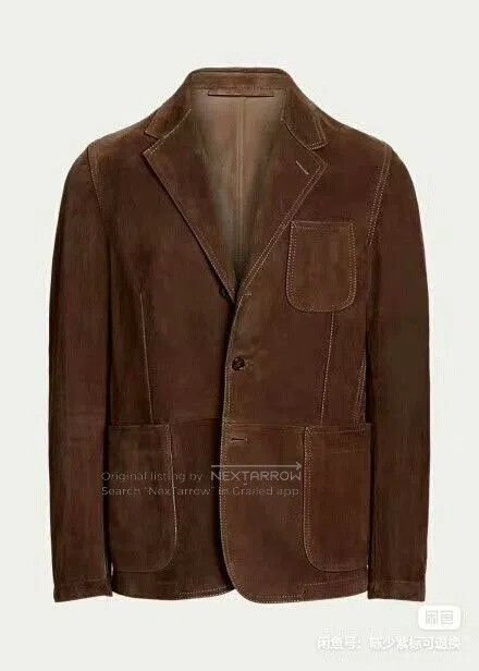 Polo Ralph Lauren brown suede blazer from polo ralph lauren. Size US XL / EU 56 / 4 - 5 Thumbnail