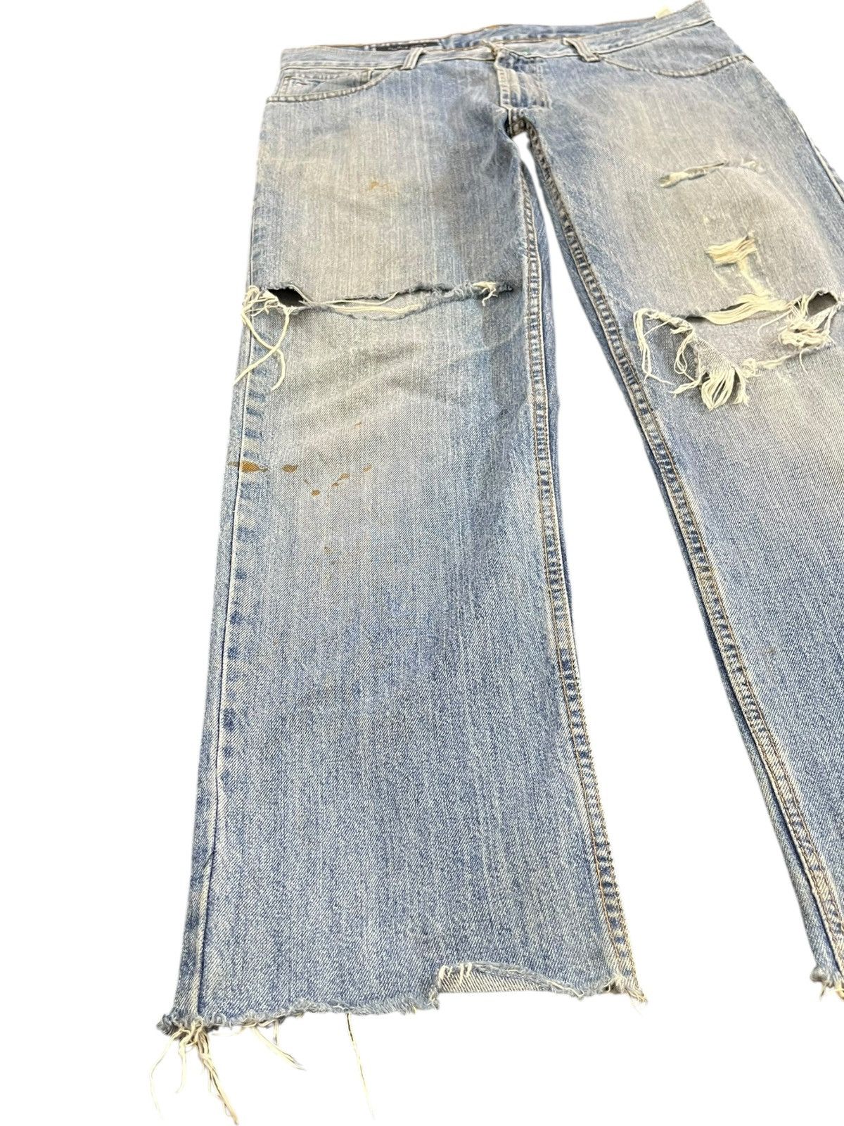 Tommy Hilfiger Vintage Tommy Hilfigier Faded Distressed Denim Size US 36 / EU 52 - 3 Thumbnail