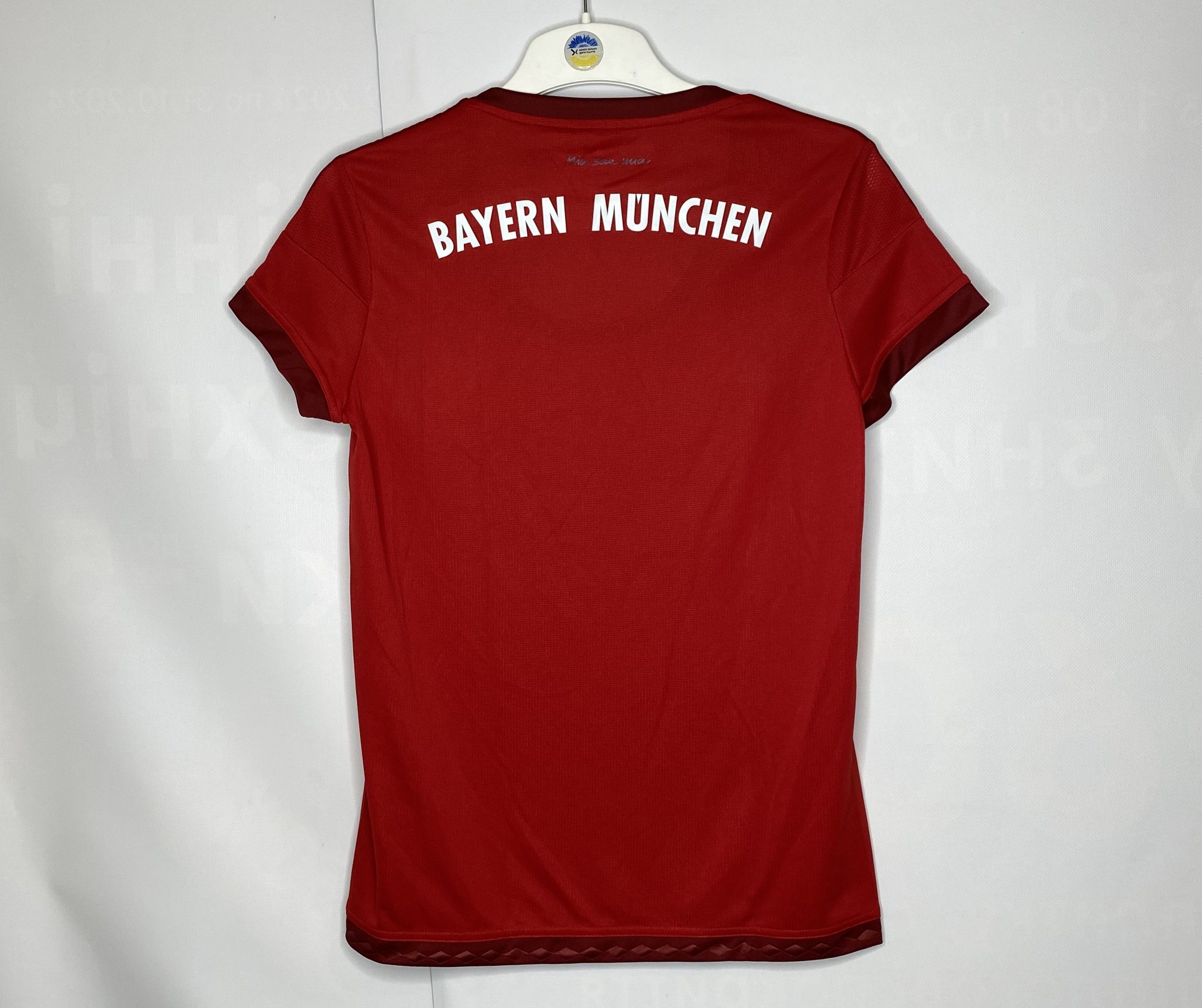 Adidas BAYERN MUNICH 2015 2016 HOME FOOTBALL SHIRT SOCCER JERSEY Size M / US 6-8 / IT 42-44 - 2 Thumbnail