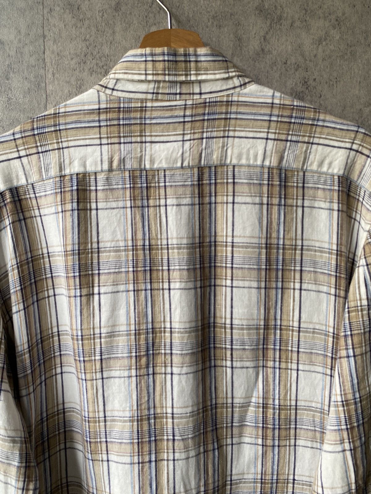 Vintage C.P Company Tartan Design Zipper Button Up Shirt