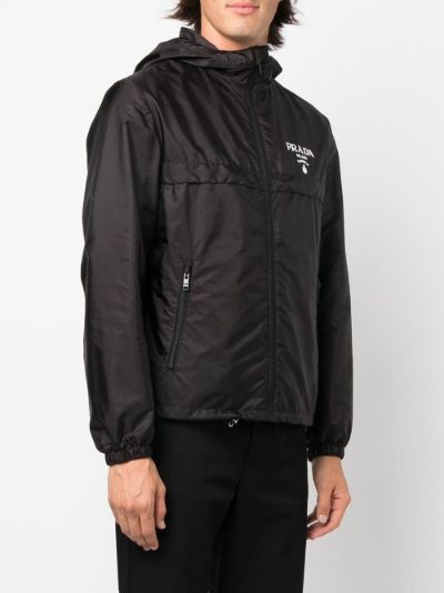 Burberry × Designer × Prada PRADA - Nylon embroidered Jacket Size US S / EU 44-46 / 1 - 12 Thumbnail