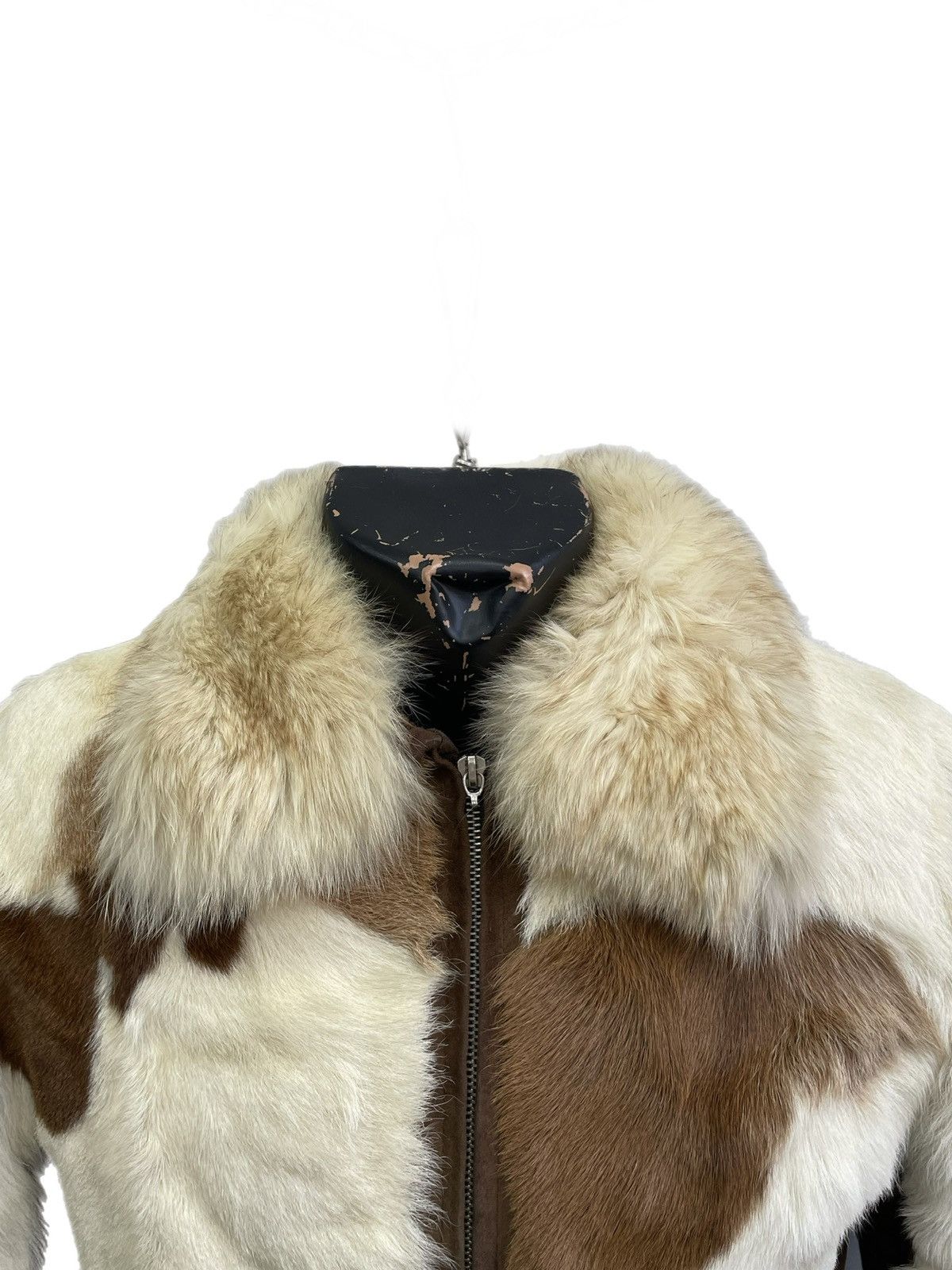 If Six Was Nine Hysteric glamour style brown fur fuzzy jacket vintage y2k Size L / US 10 / IT 46 - 5 Thumbnail