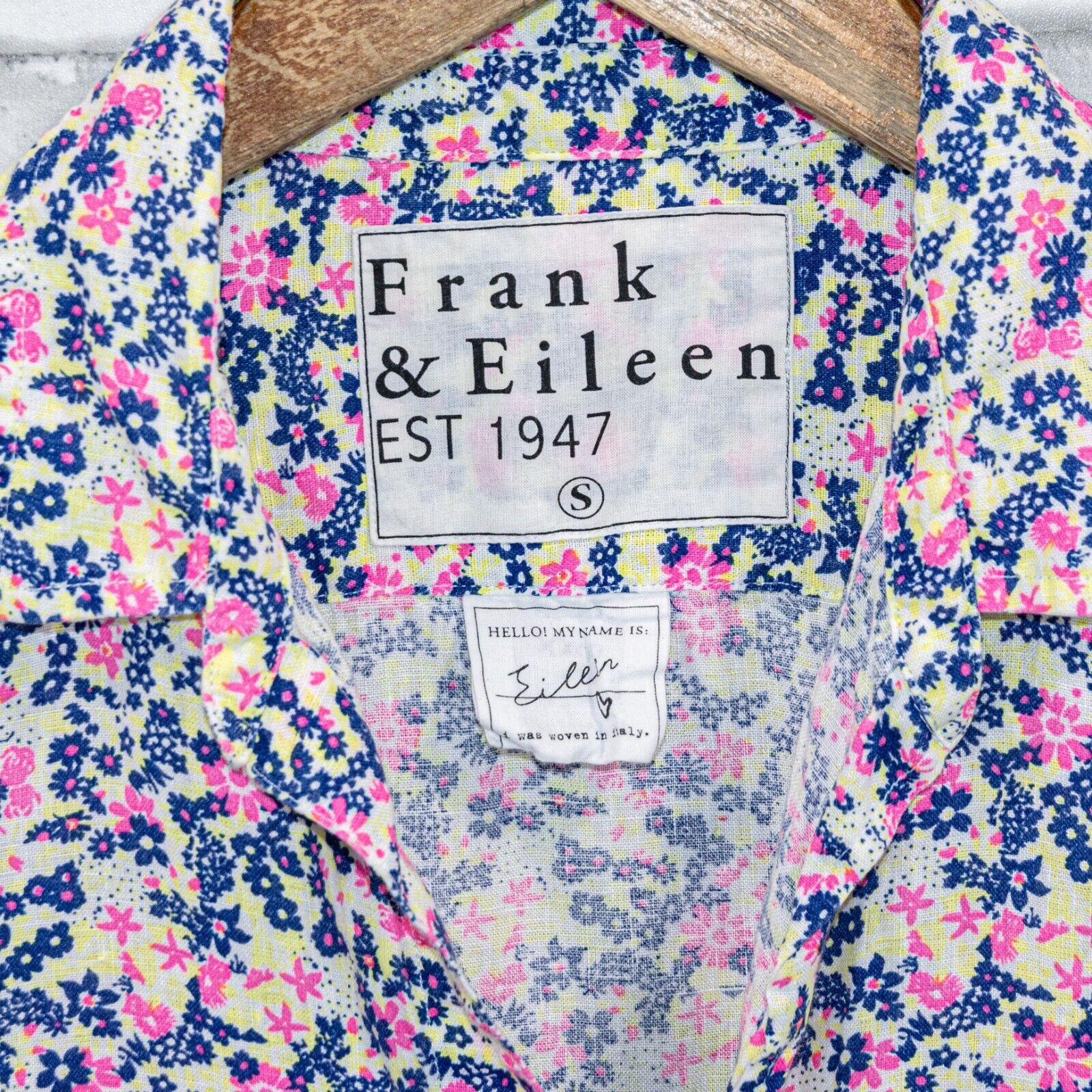 Frank & Eileen Frank & Eileen Linen Button up EILEEN Shirt Floral Small Size S / US 4 / IT 40 - 3 Thumbnail