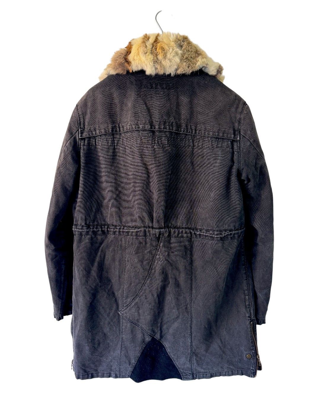Roberto Cavalli F/W 2003 Runway Rabbit Fur Army Coat Size US S / EU 44-46 / 1 - 6 Thumbnail
