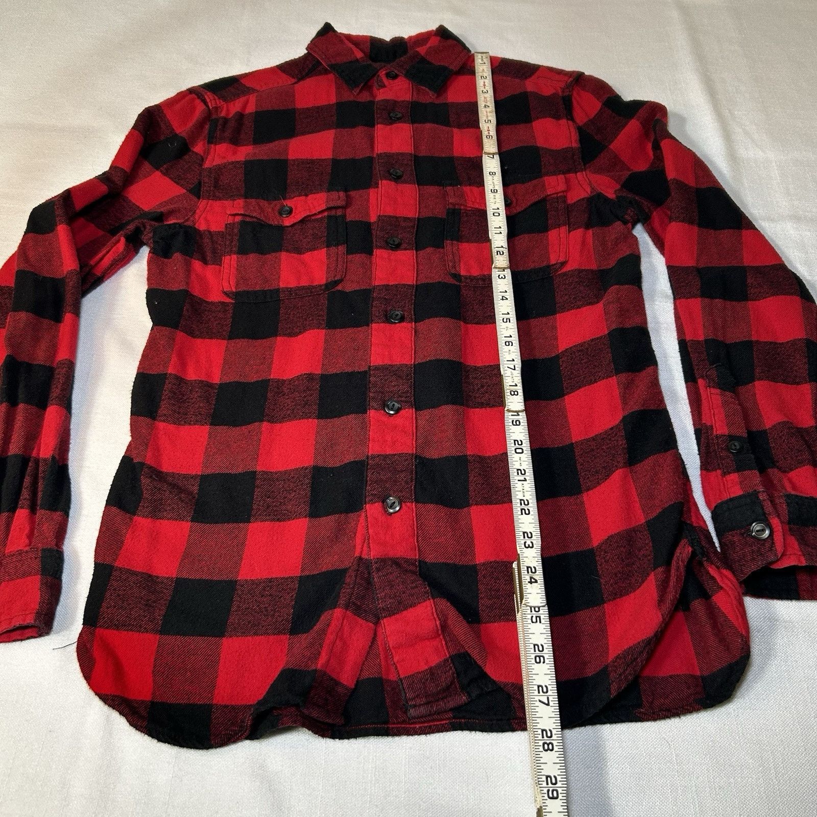 Mossimo Mossimo Supply Mens Button Plaid Flannel 100% Cotton Small Size US S / EU 44-46 / 1 - 2 Thumbnail