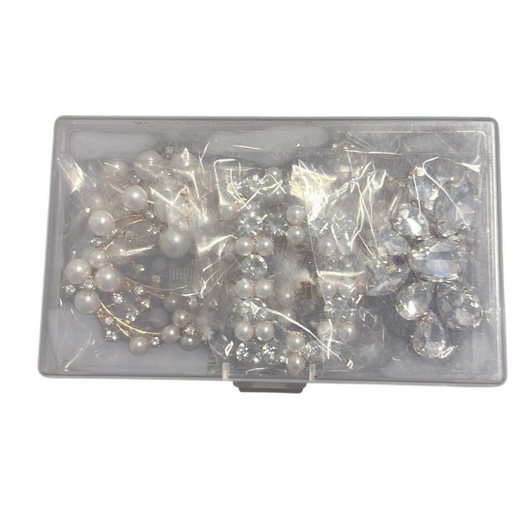 Other Rhinestone Wedding Prom Formal Crystal Shoe Buckles Metal Cl Size ONE SIZE - 5 Thumbnail
