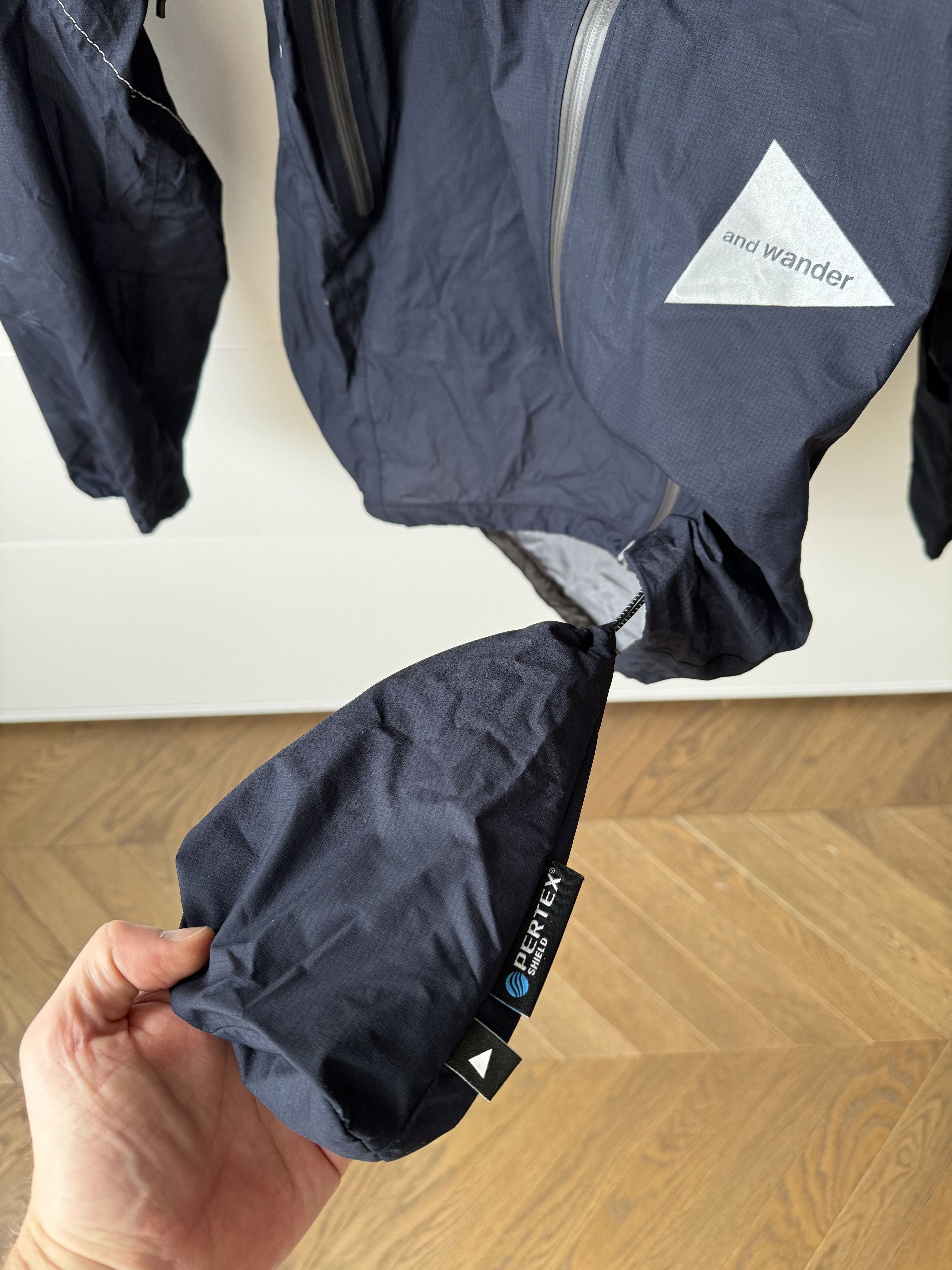 And Wander [3] Pertex Shield Nylon-Ripstop Hooded Jacket (SS22) Size US L / EU 52-54 / 3 - 7 Thumbnail