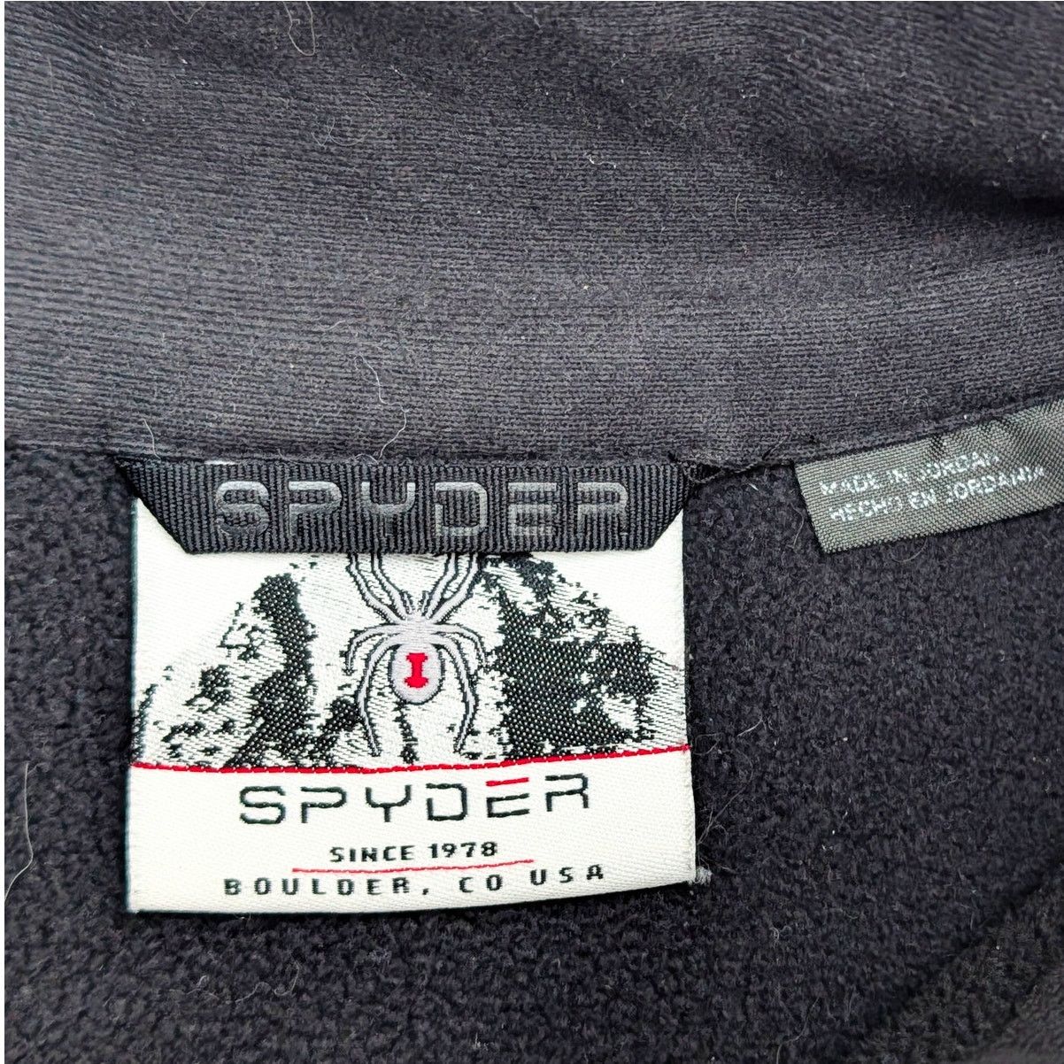 Spyder Spyder Core Sweater Men's Large Black 1/4 Zip Pullover Fleec Size US L / EU 52-54 / 3 - 5 Thumbnail