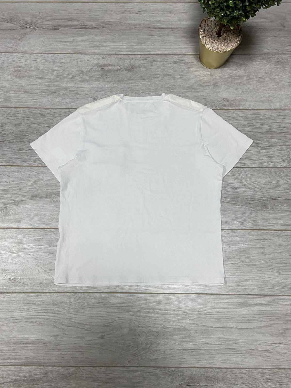 Prada Prada nylon pocket white tab tee shirt Size US M / EU 48-50 / 2 - 8 Thumbnail