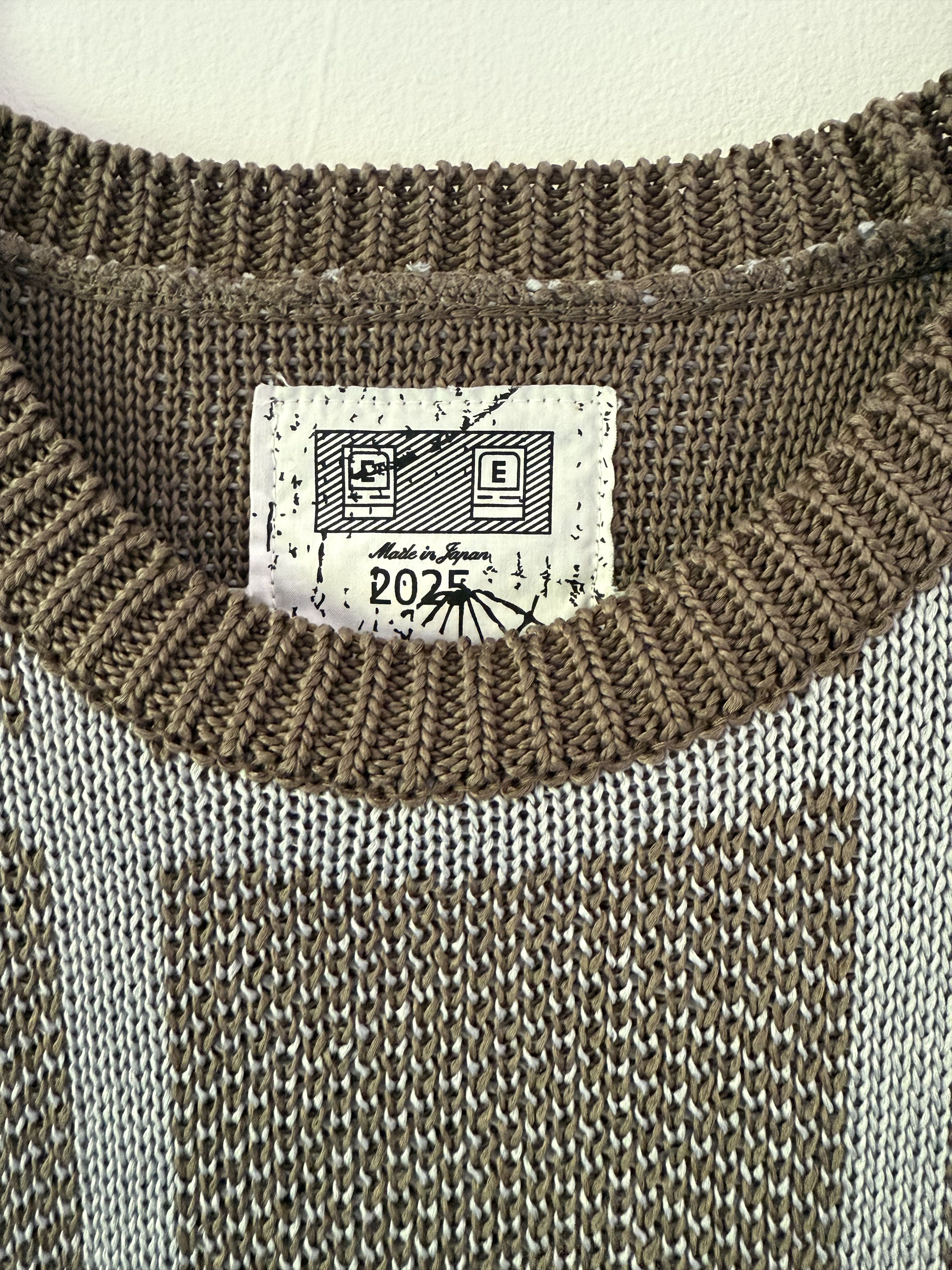 Cav Empt C.E Cav Empt Grid Loose Knit Vest - Khaki Size US L / EU 52-54 / 3 - 5 Thumbnail