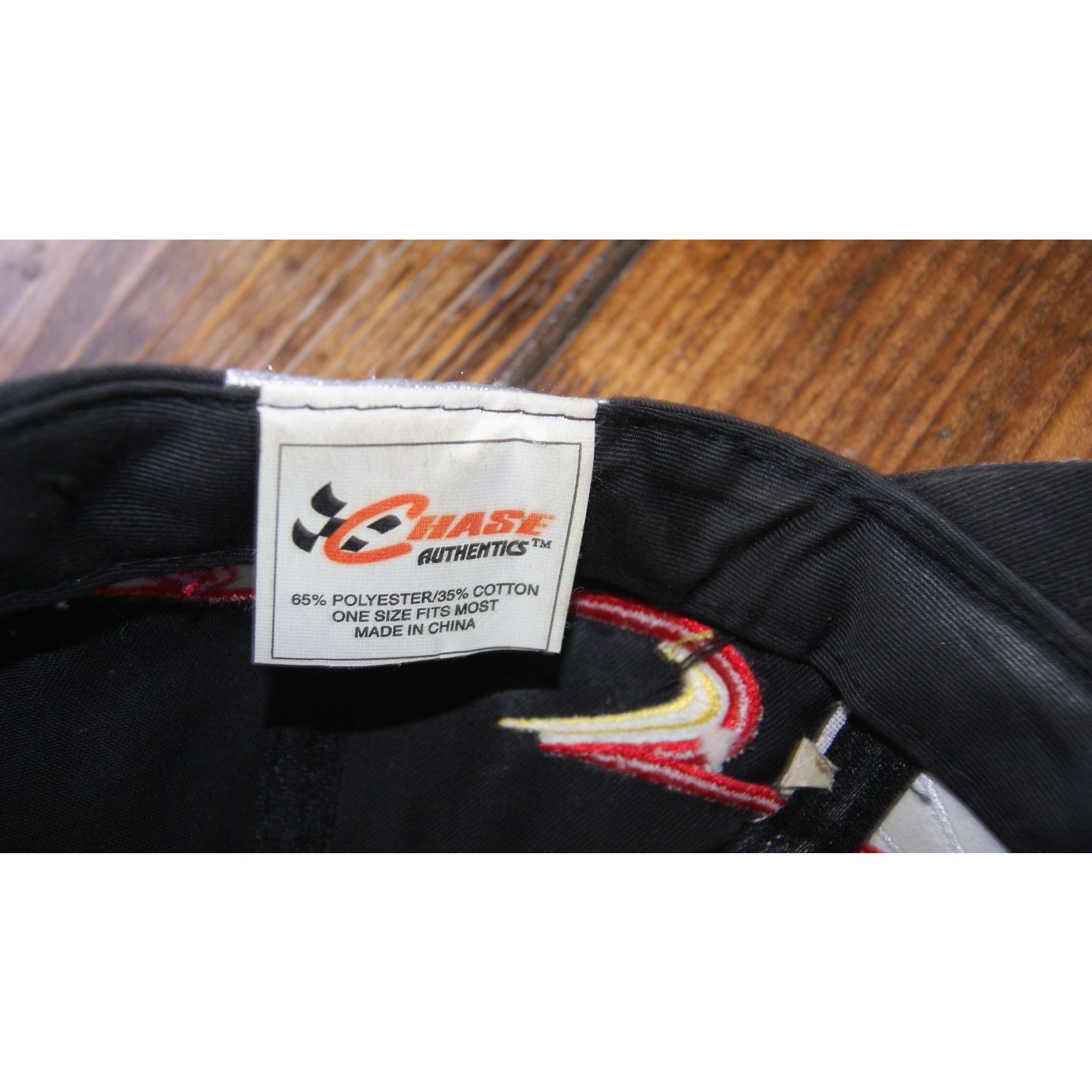 Vintage Chase VTG Ricky Rudd 28 SnapBack NASCAR Hat Wrap Check Flame Size ONE SIZE - 9 Thumbnail