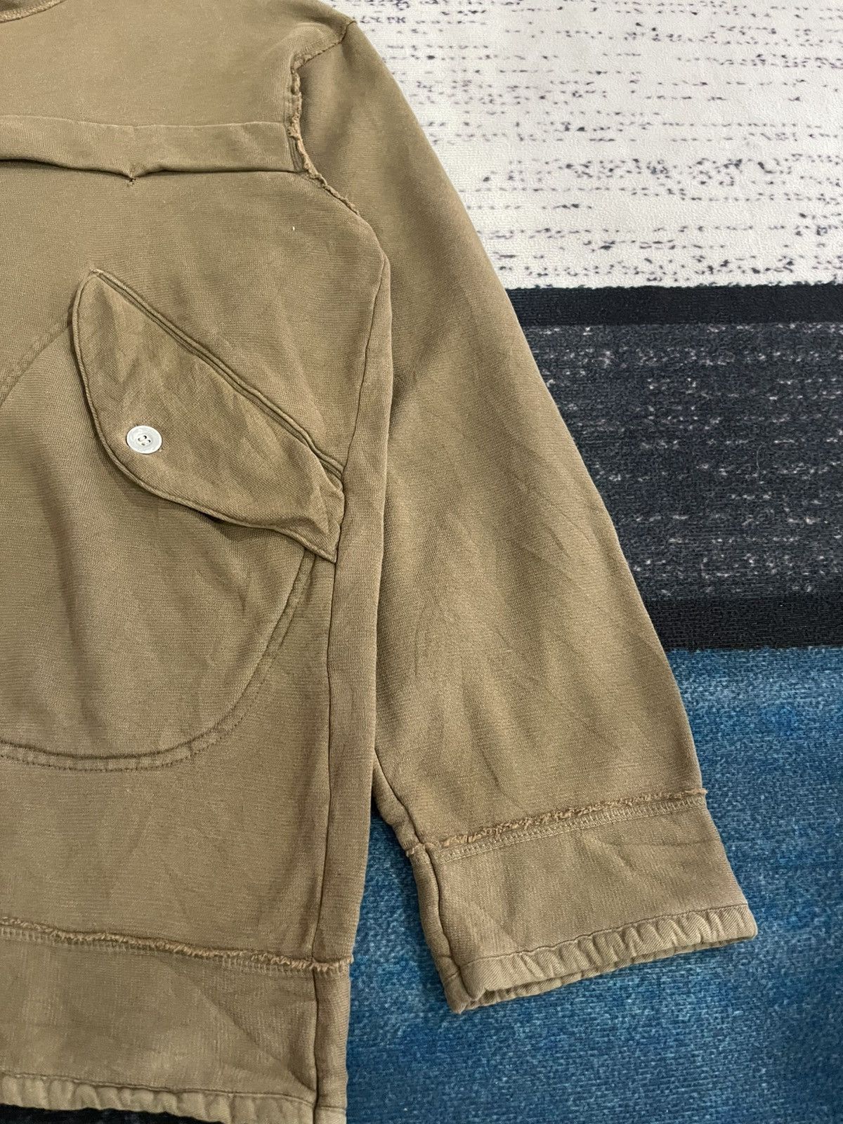 Vintage Vintage RNA Inc Military Style Drawstring Jumper Sweatshirt Size US XL / EU 56 / 4 - 9 Thumbnail