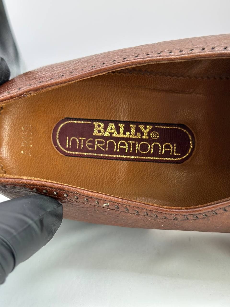 Bally Vintage Bally Goodyear Monk Strap Brogue Shoes 34037 Leather Size US 9.5 / EU 42-43 - 14 Thumbnail