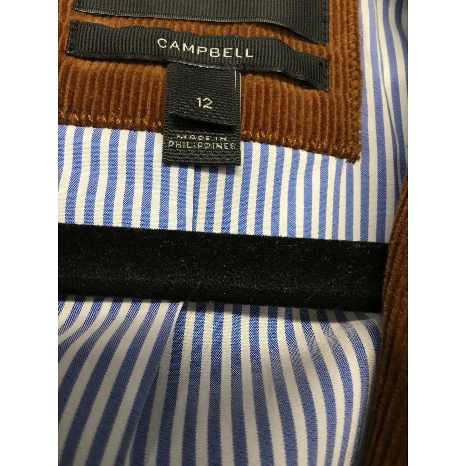 J.Crew J.Crew Campbell Blazer Women's 12 Brown Corduroy Stretch Size XL / US 12-14 / IT 48-50 - 8 Thumbnail