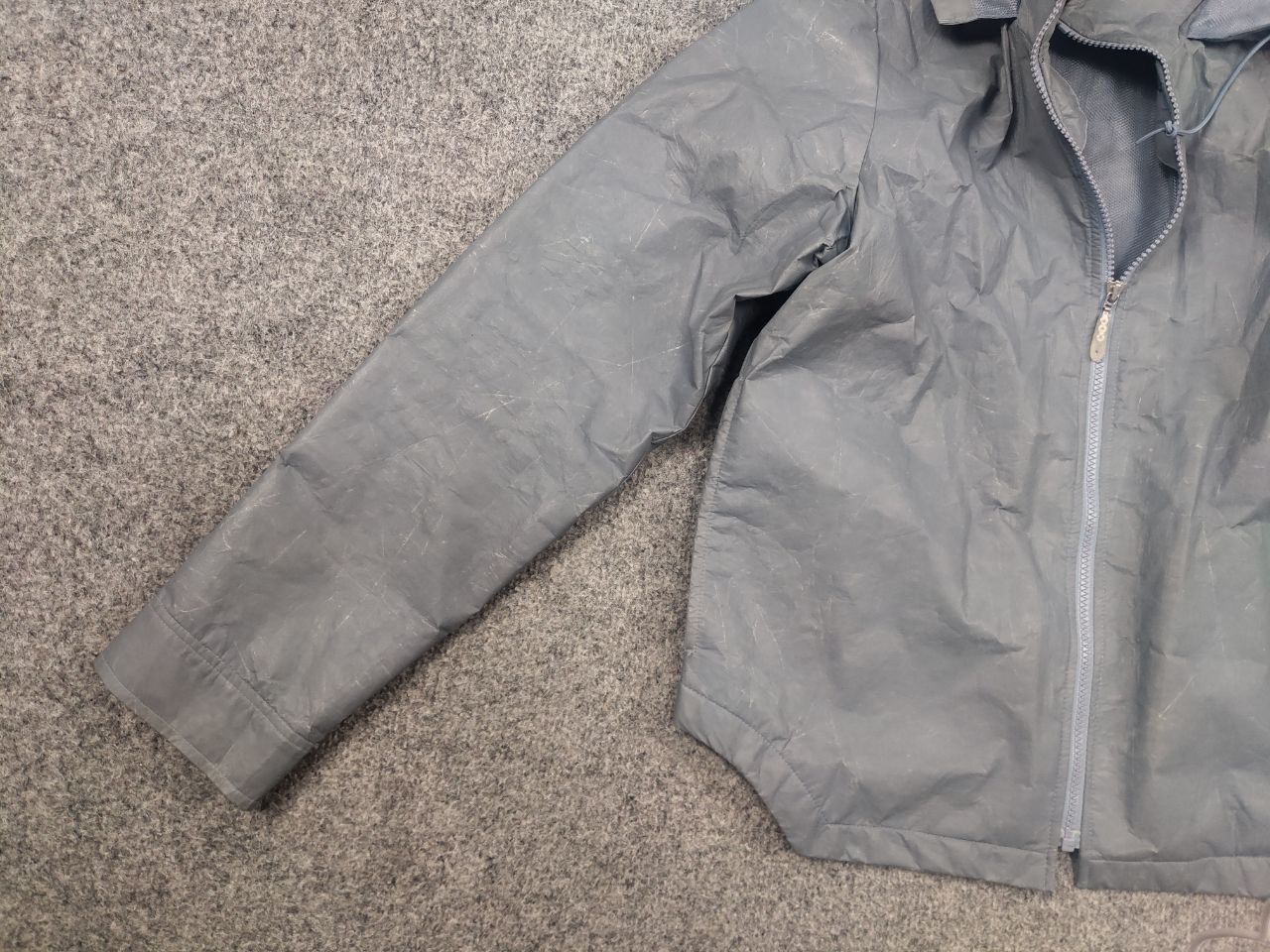Nike Rare Vintage 00's Nike polyurethane Hooded Zip Jacket + Vest Size S / US 4 / IT 40 - 3 Thumbnail