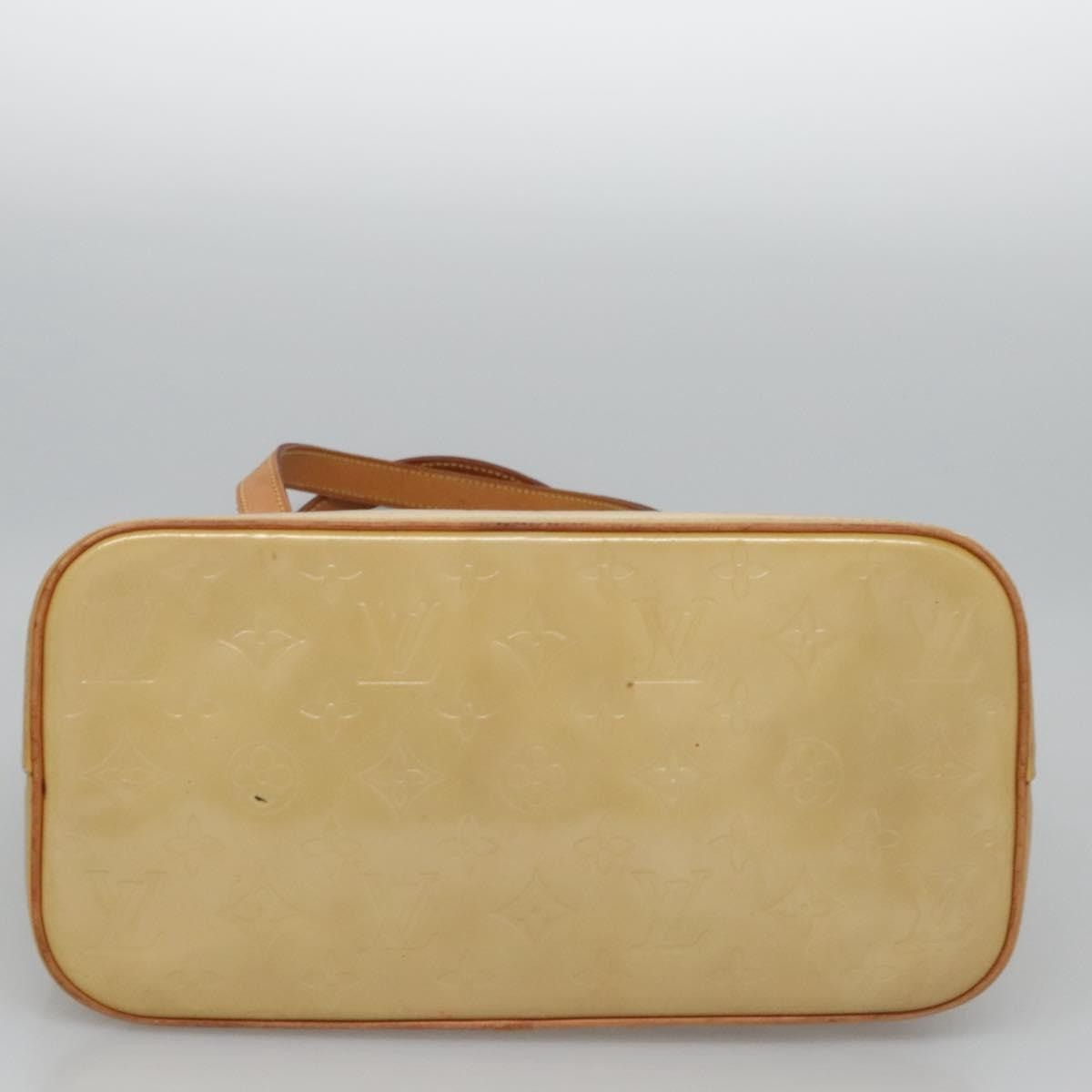 Louis Vuitton LOUIS VUITTON Monogram Vernis Houston Hand Bag Beige M91004 Size ONE SIZE - 6 Thumbnail