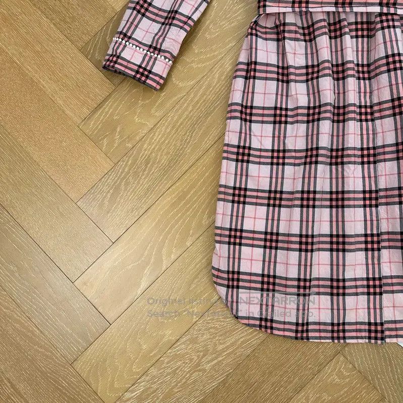Burberry Burberry Pink Plaid Dress for Women. Size XS / US 0-2 / IT 36-38 - 5 Thumbnail