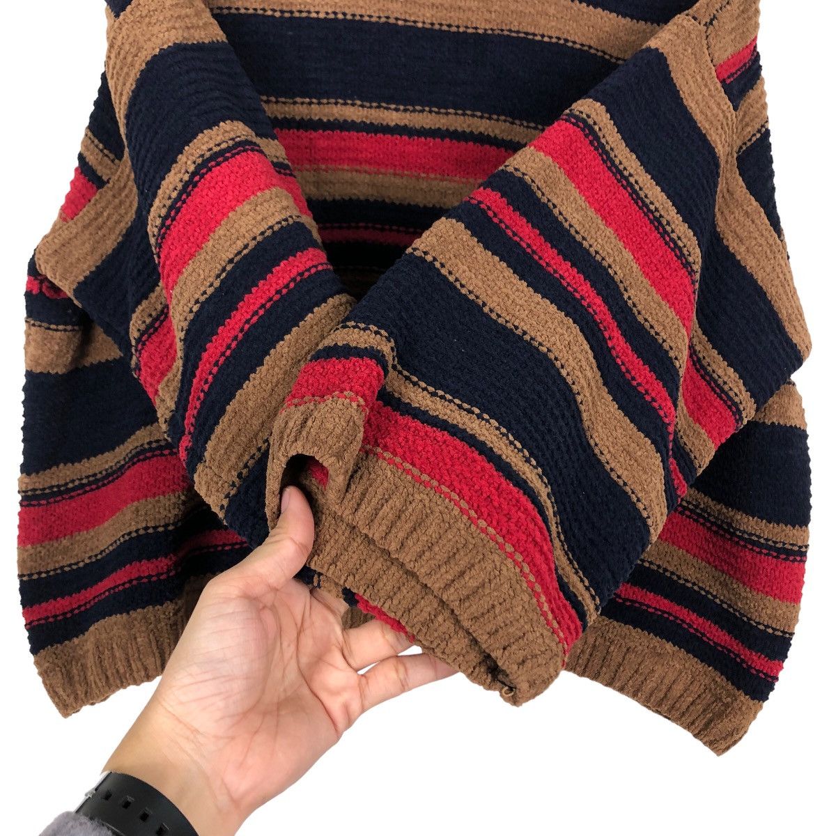 Japanese Brand 🔥Vintage Cropped Knit Sweatshirt GU Japan Issey Miyake Size US S / EU 44-46 / 1 - 11 Thumbnail