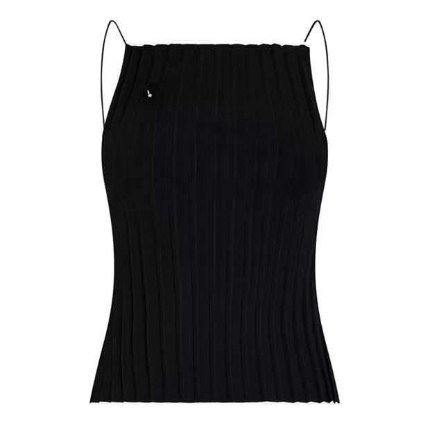 Jacquemus o1g2r1mq1024 Tank Top in Black Size XS / US 0-2 / IT 36-38 - 1 Thumbnail